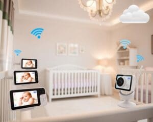 Slimme babyfoons die meerdere kamers monitoren