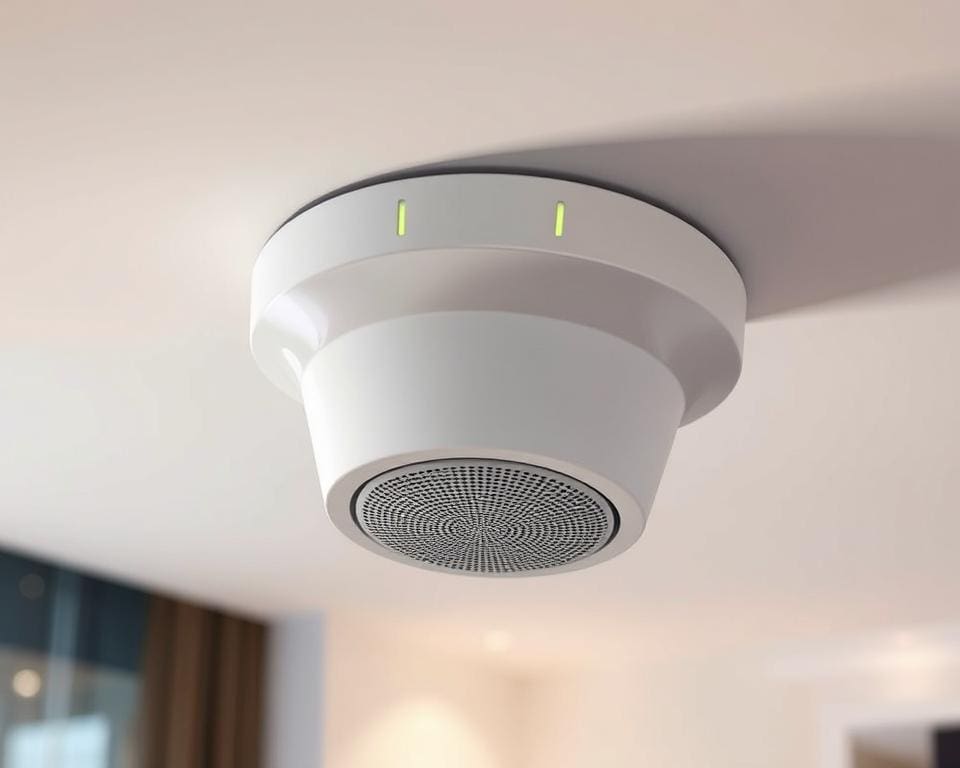 Slimme rookmelder met ingebouwde speaker