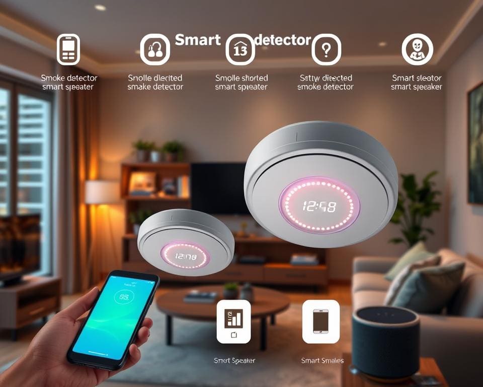 Slimme rookmelders die compatibel zijn met smart home systemen
