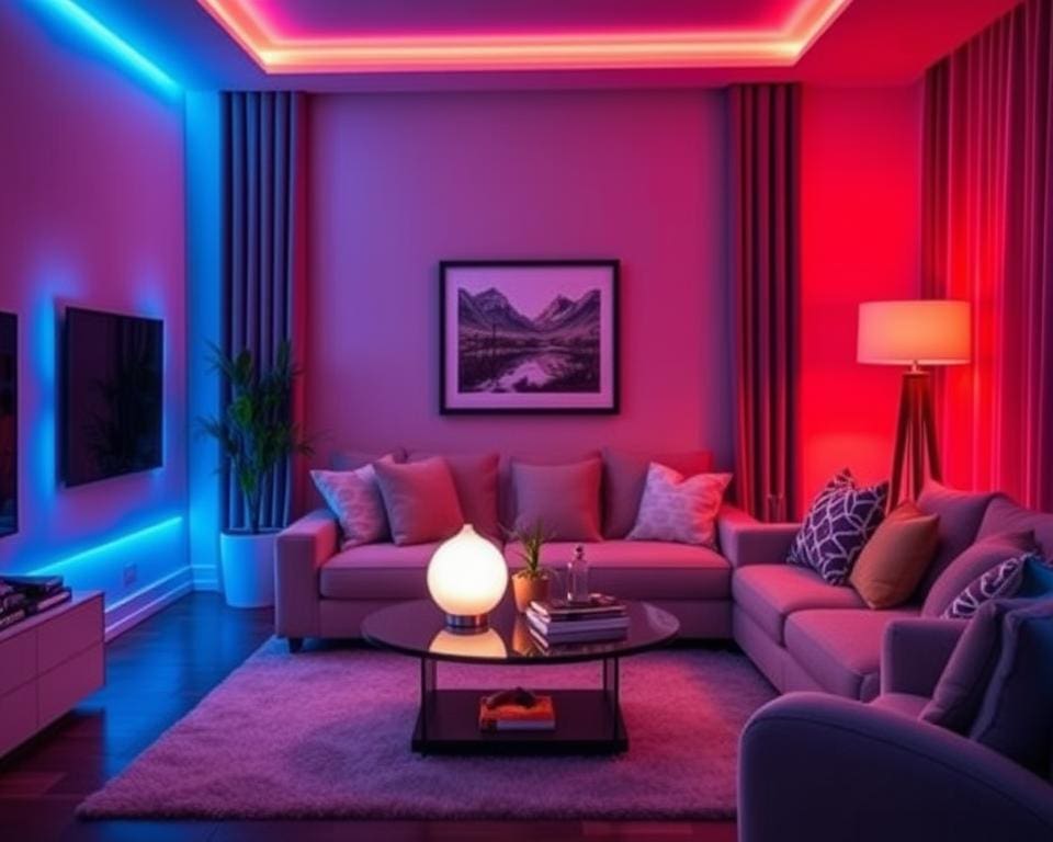 Slimme verlichting met personaliseerbare kleuren