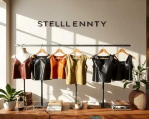 Stella McCartney leren tops: Voor een duurzame garderobe