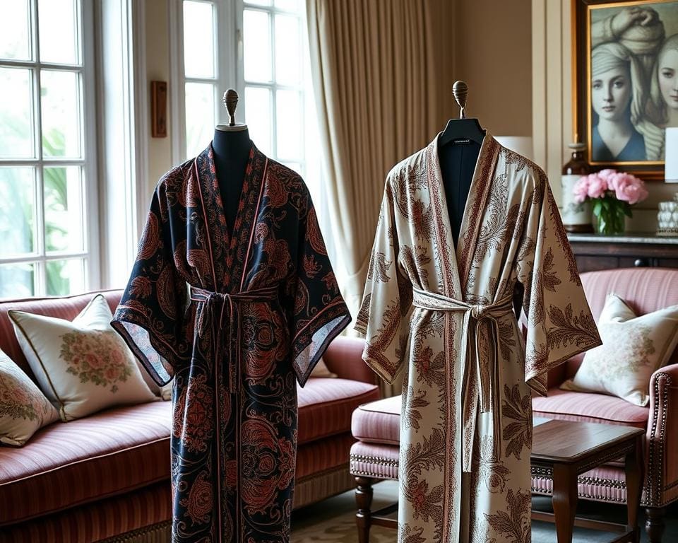 Valentino kimono’s luxe loungewear