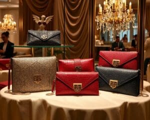 Valentino leren clutches: Luxe accessoires voor avondlooks