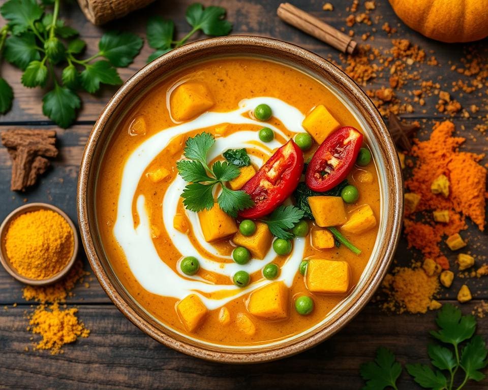 Vegan pompoencurry recept