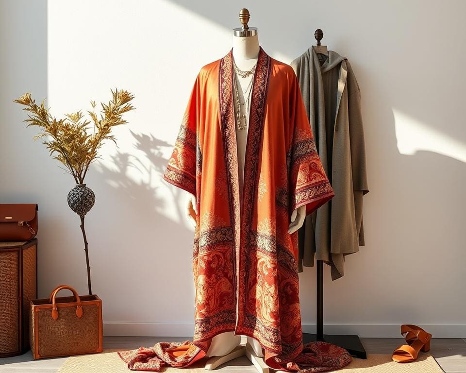 accessorizing Hermès kimono