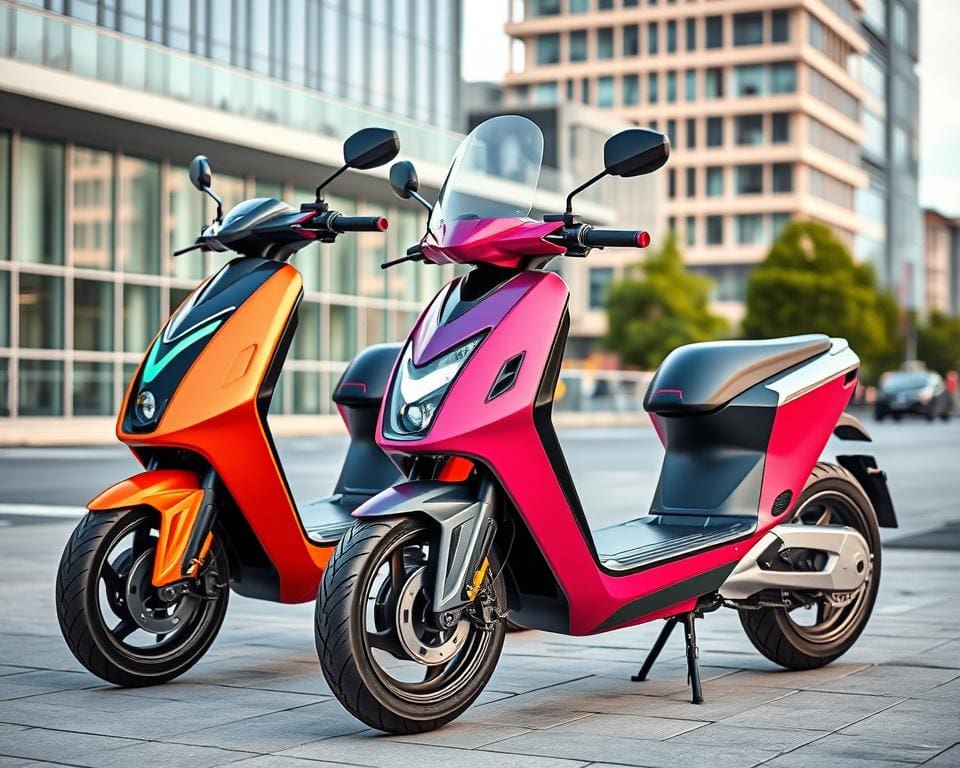 elektrische scooter modellen met innovatieve functies