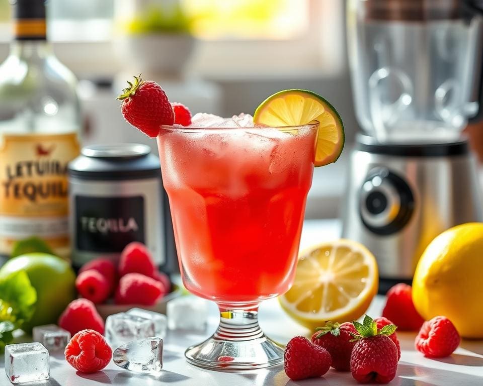 maak Frozen Raspberry Margarita