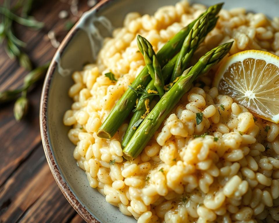 makkelijk risotto met asperges