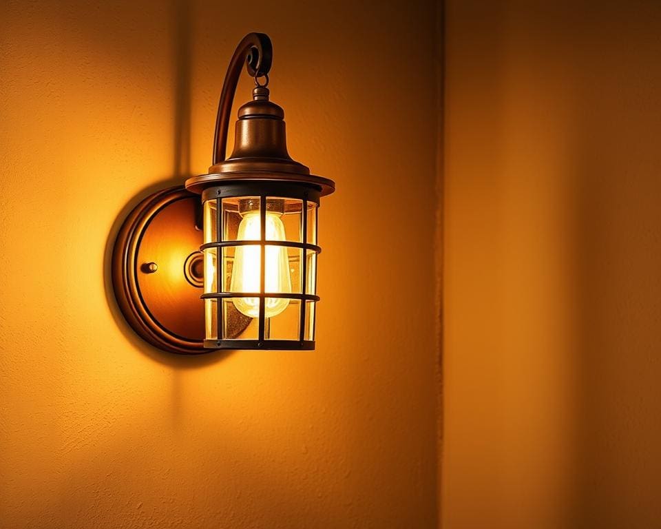 sfeervolle verlichting wandlamp