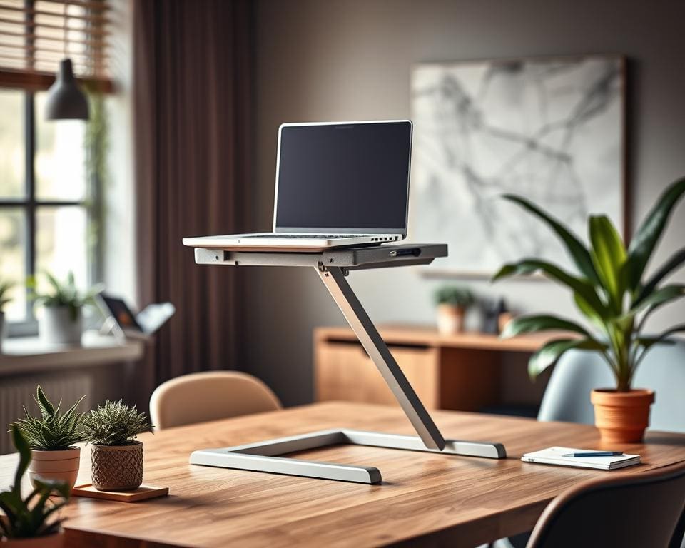 verstelbare laptopstand voor comfort en ergonomie