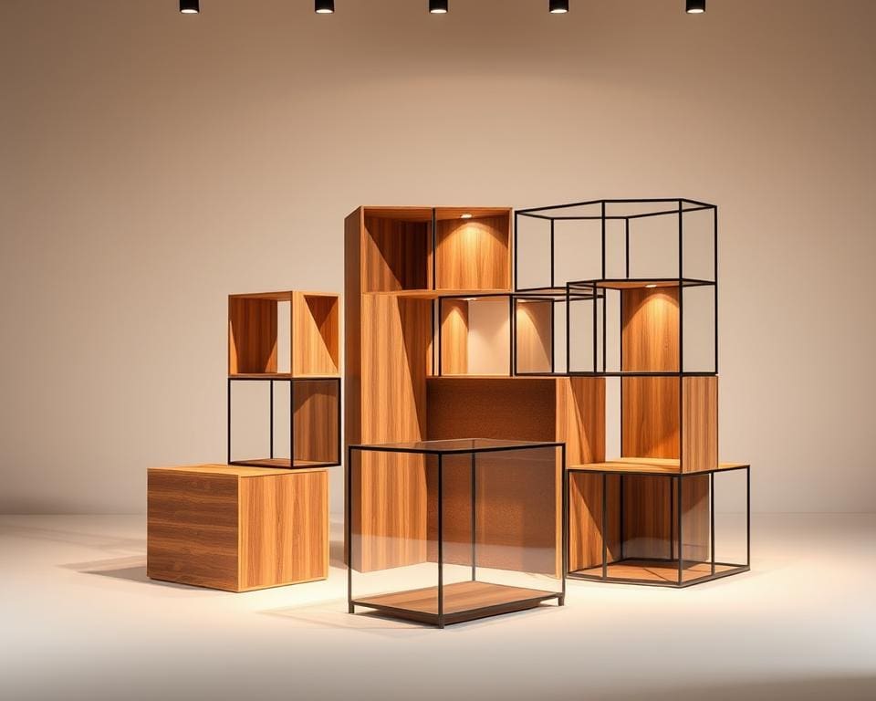 Kubussen voor creatieve en duurzame merkpresentaties