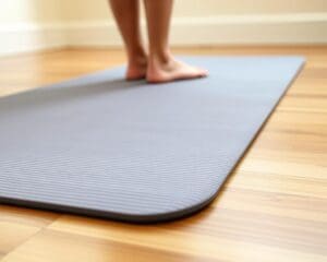 Welke yogamat geeft de beste demping voor gevoelige knieën?