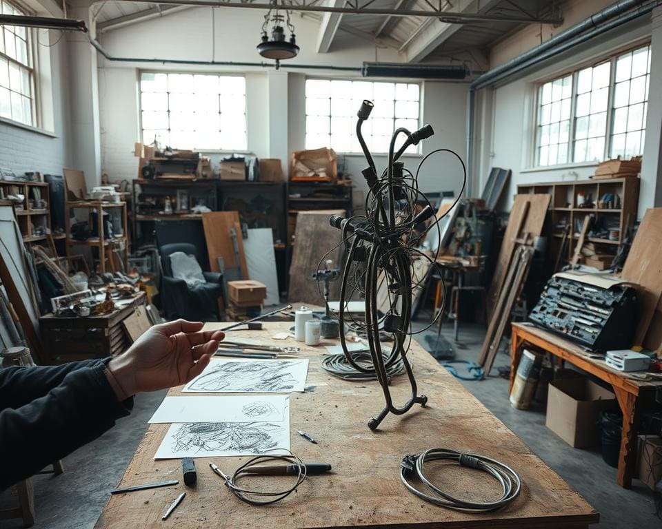 Hoe gebruik je zware stoffen creatief?