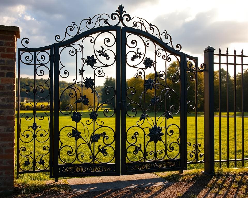 Kan ik een draaipoort laten combineren met afsluiting in Waregem?
