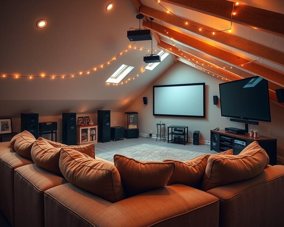 Tips om van je zolder een thuisbioscoop te maken