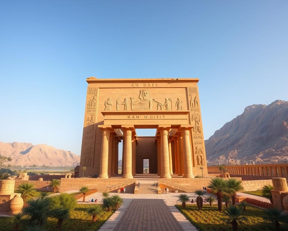 Geschiedenis van Ramses III en de tempel van Habu