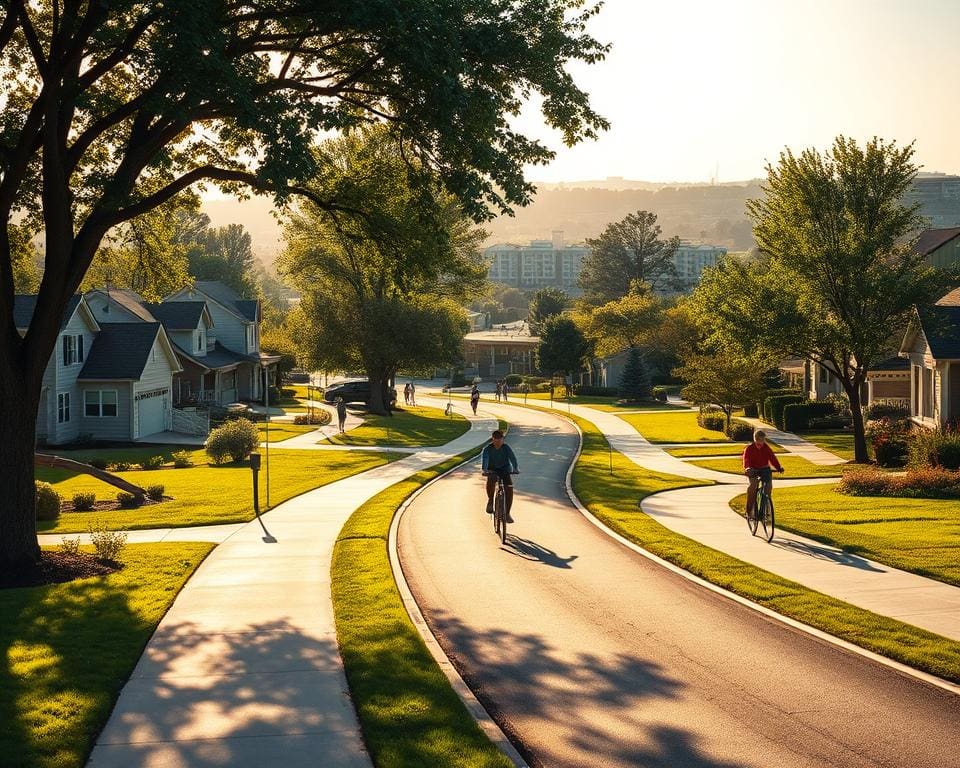 Hoe integreer je fietssnelwegen in woonomgeving?
