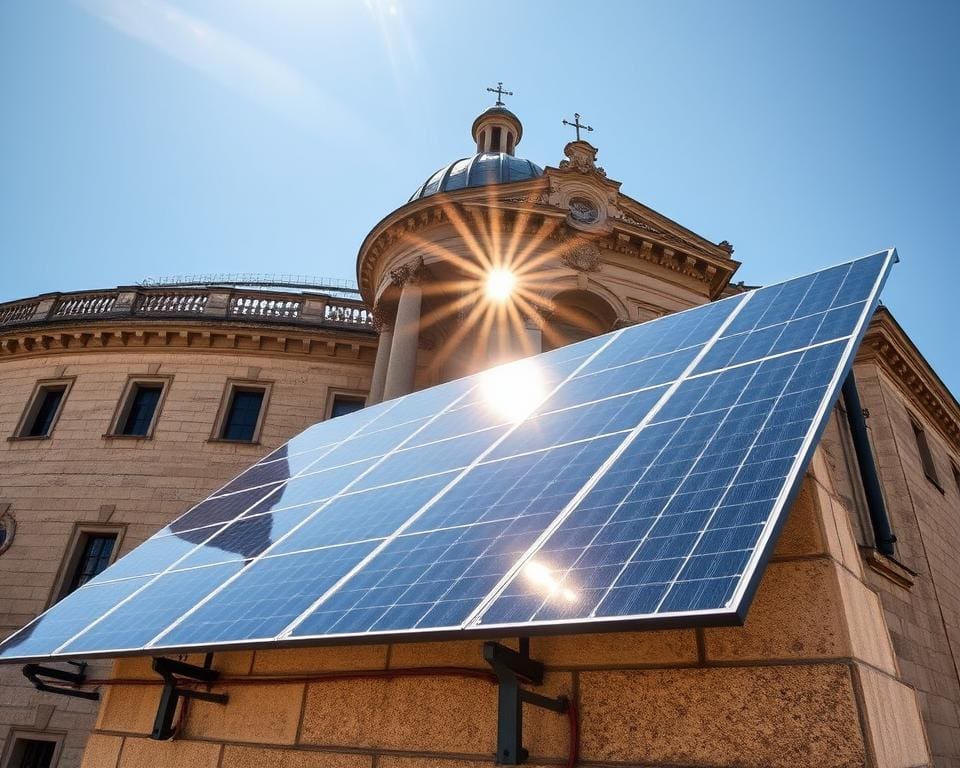 Hoe integreer je zonnepanelen op monumentale daken?