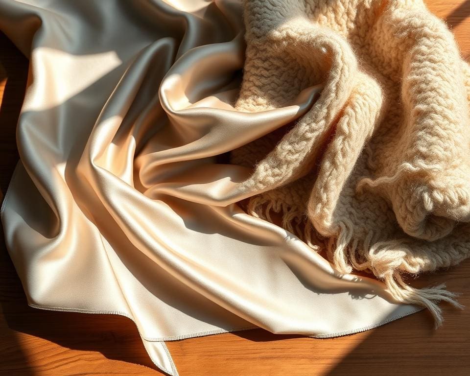 Kun je zijde met wol combineren?