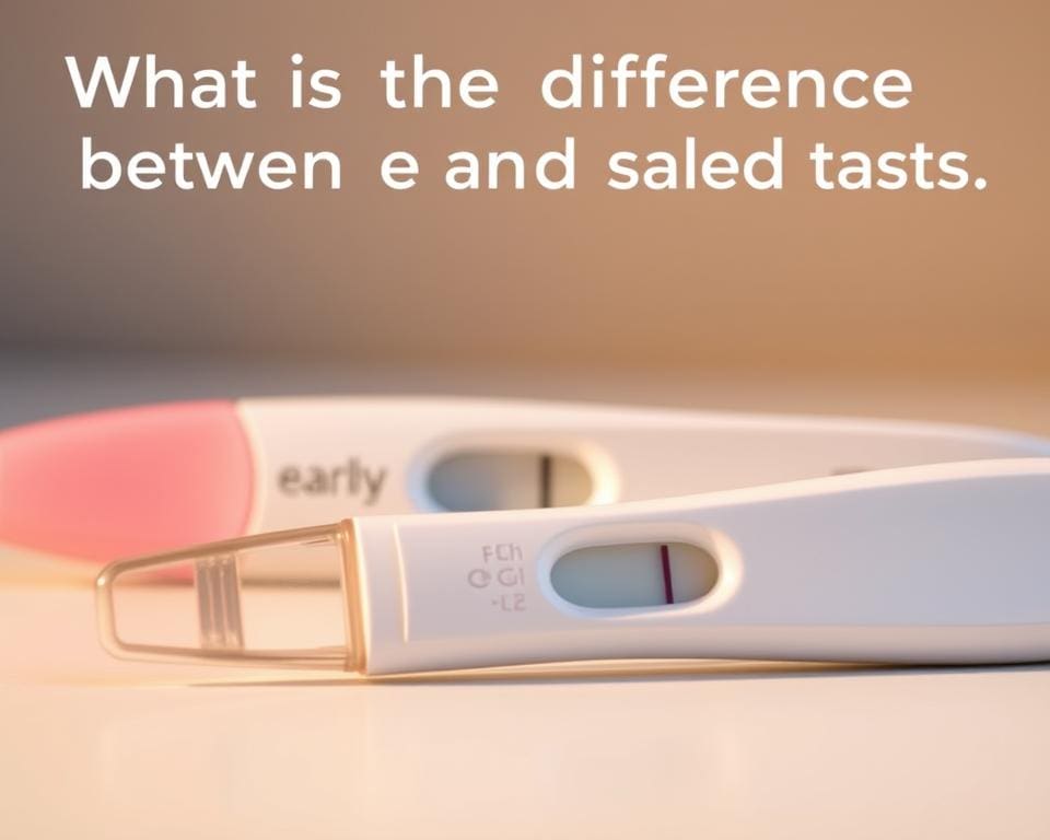 Wat is het verschil tussen vroege en gewone test?
