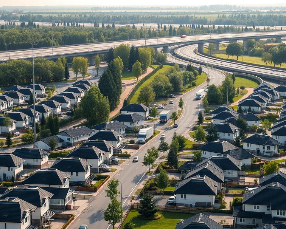 Wat zijn regels voor woningbouw langs snelwegen?