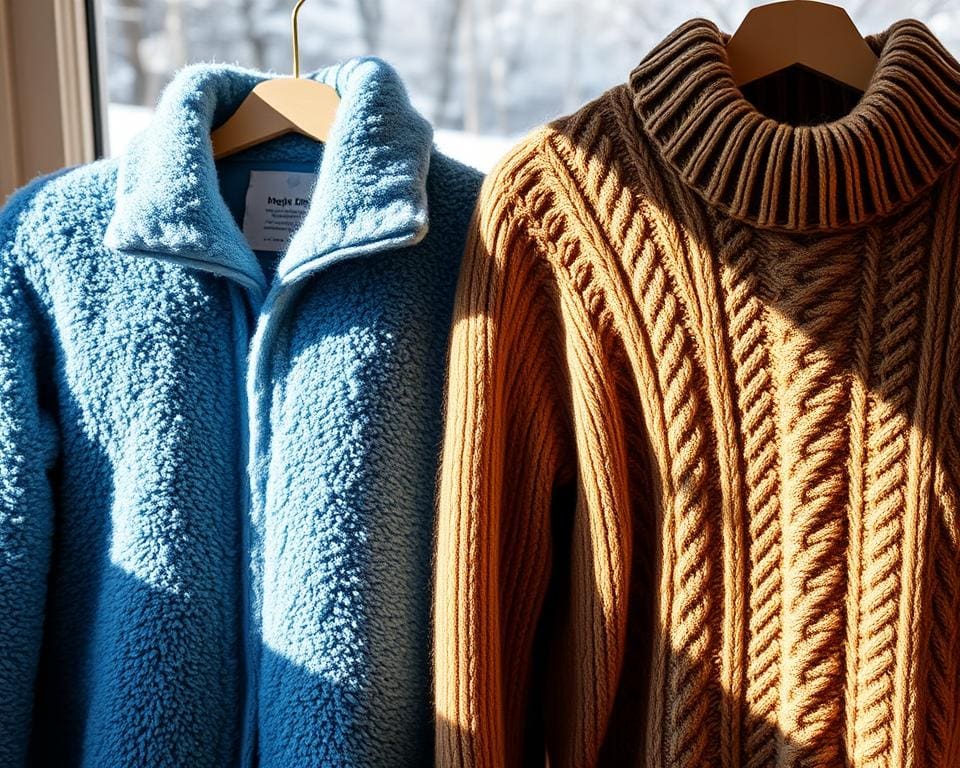 voordelen fleece en wol