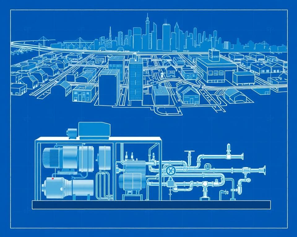 Hoe richt je een collectieve warmtenetstructuur in?