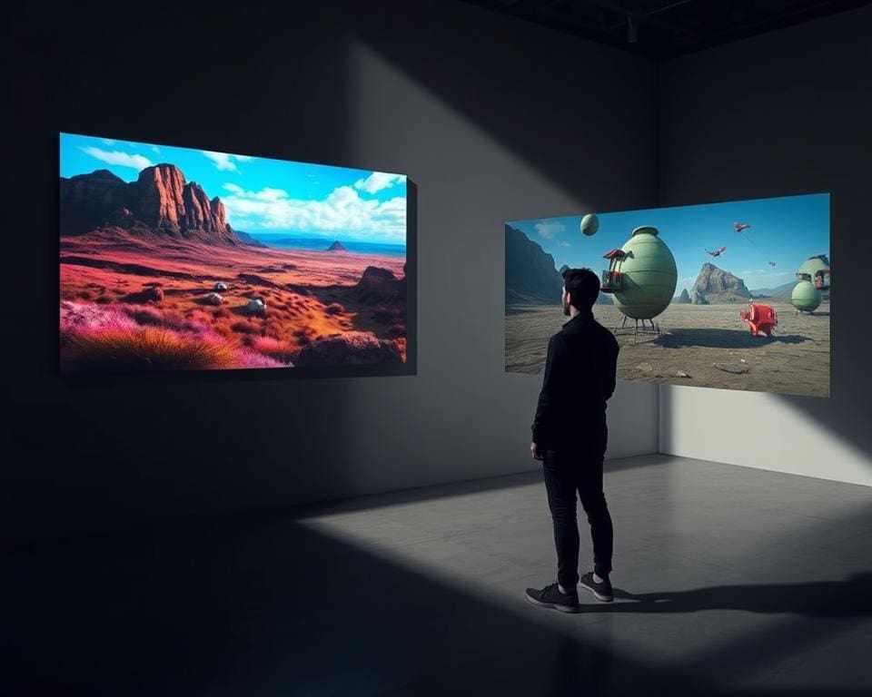 Wat is het verschil tussen AR en digitale kunst?