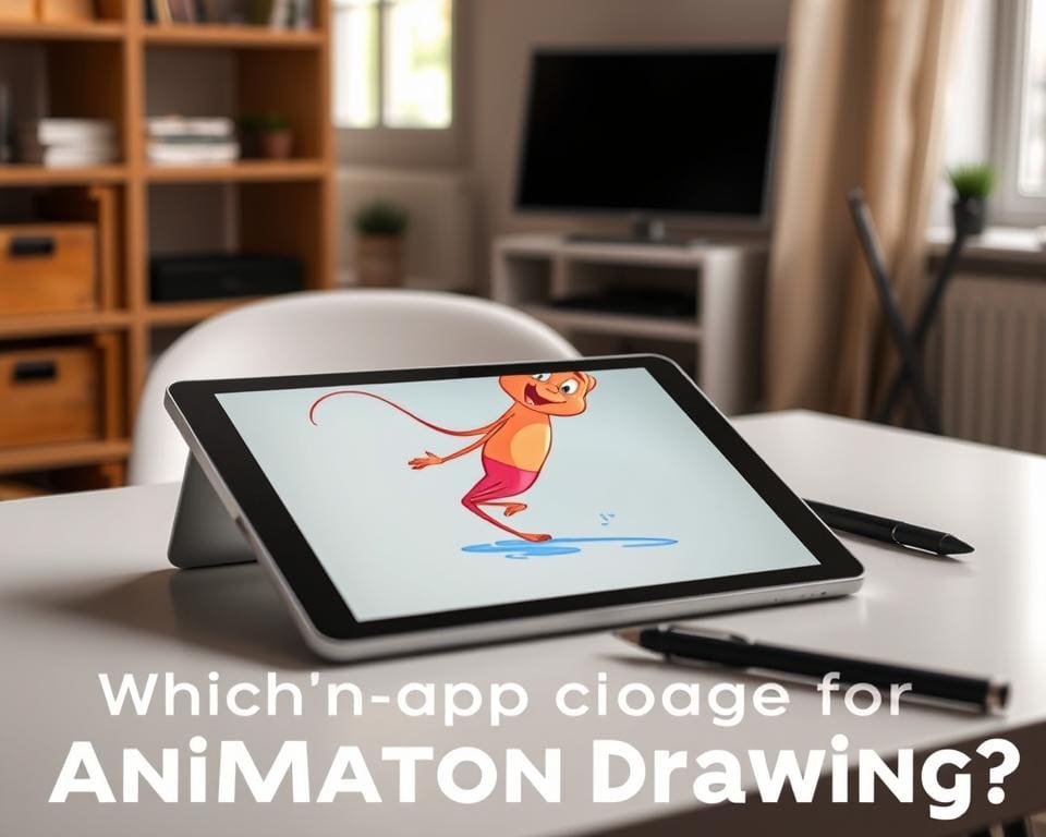 Welke app gebruik je voor animatie tekenen?