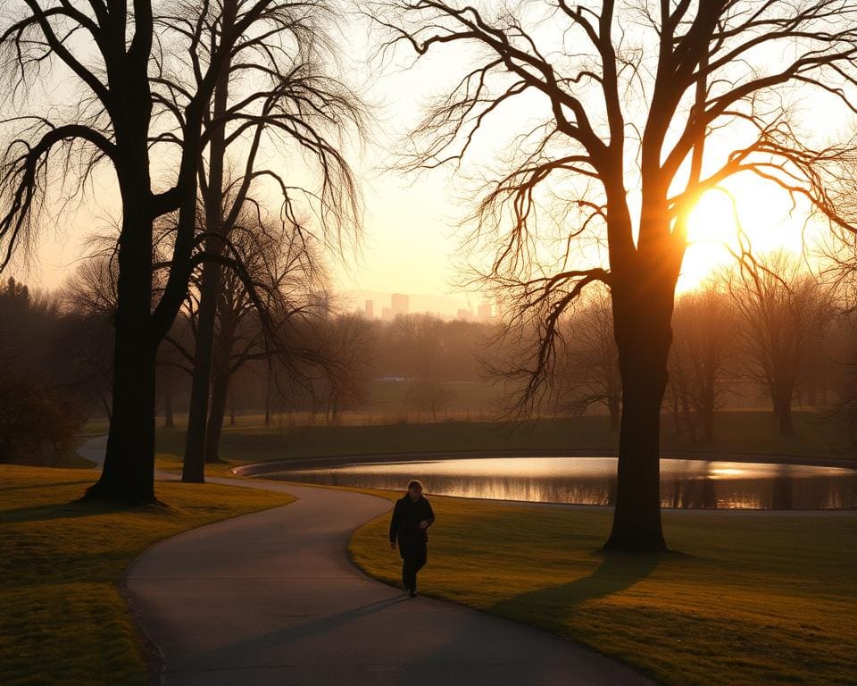 avondwandeling tegen stress