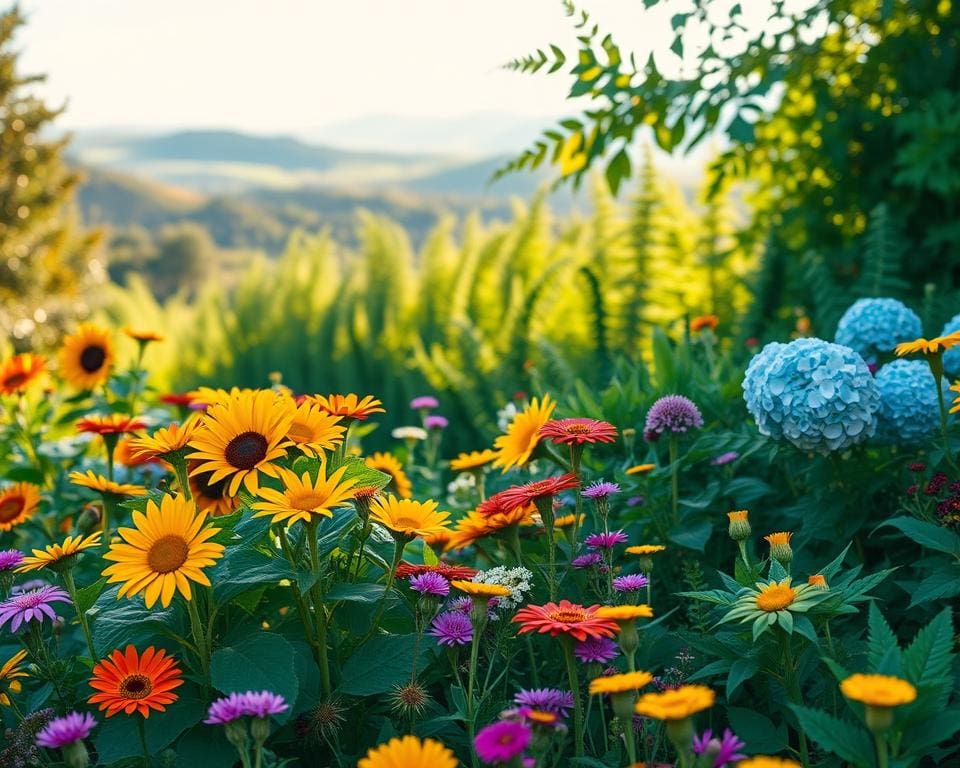 milieuvriendelijke bloemen en planten
