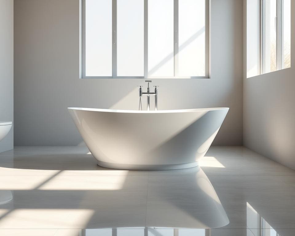 Een vrijstaand bad als blikvanger in de badkamer