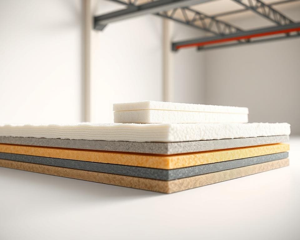 Hoogwaardige isolatiematerialen voor nieuwe bedrijfshallen