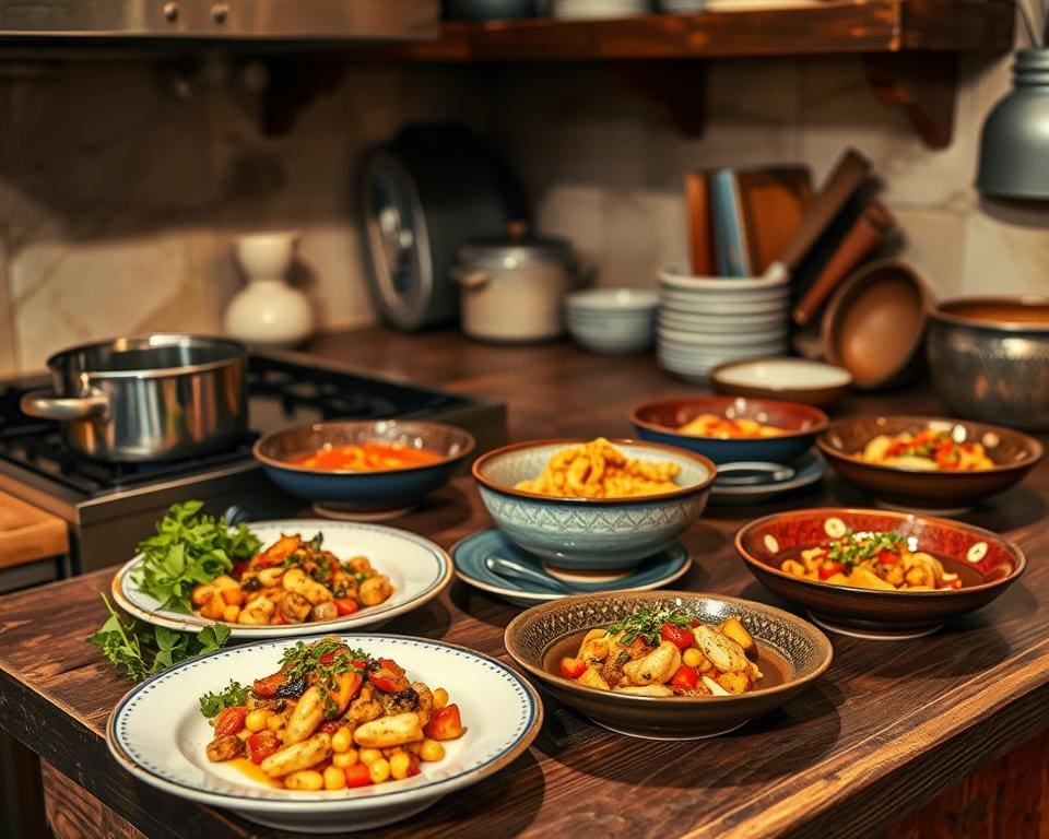 Traditionele gerechten met een moderne twist