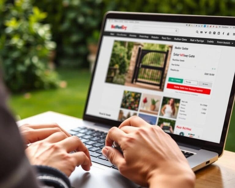 Hoe bestel je een tuinpoort met motorisatie online?