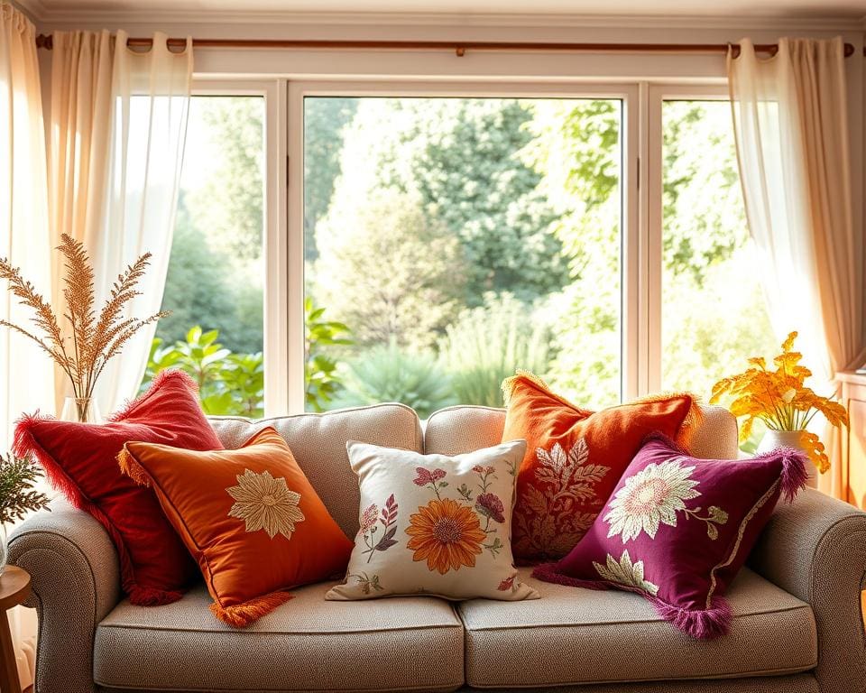 Hoe breng je kleuraccenten per seizoen aan?