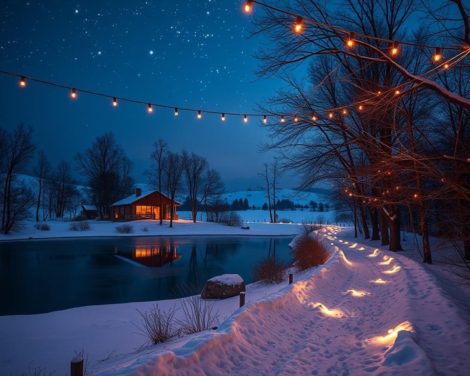 Hoe gebruik je lichtslingers in de wintermaanden?