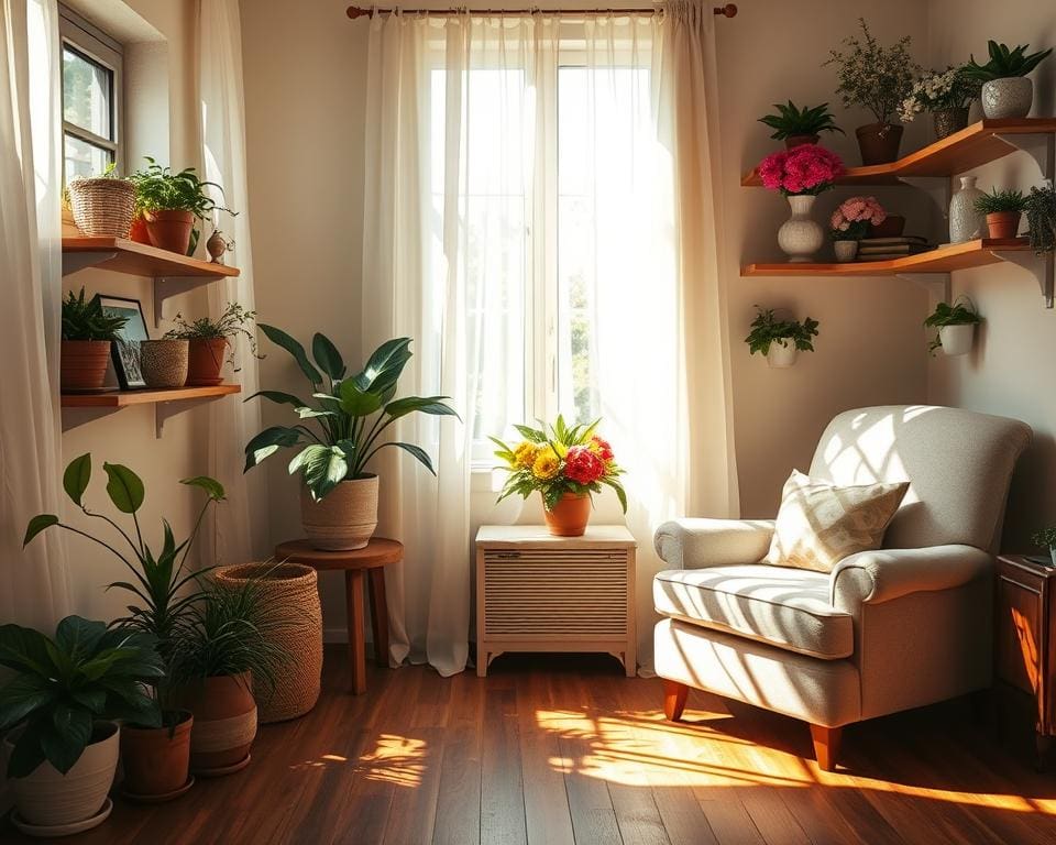 Op welke manier breng je lentezon in donkere kamers?