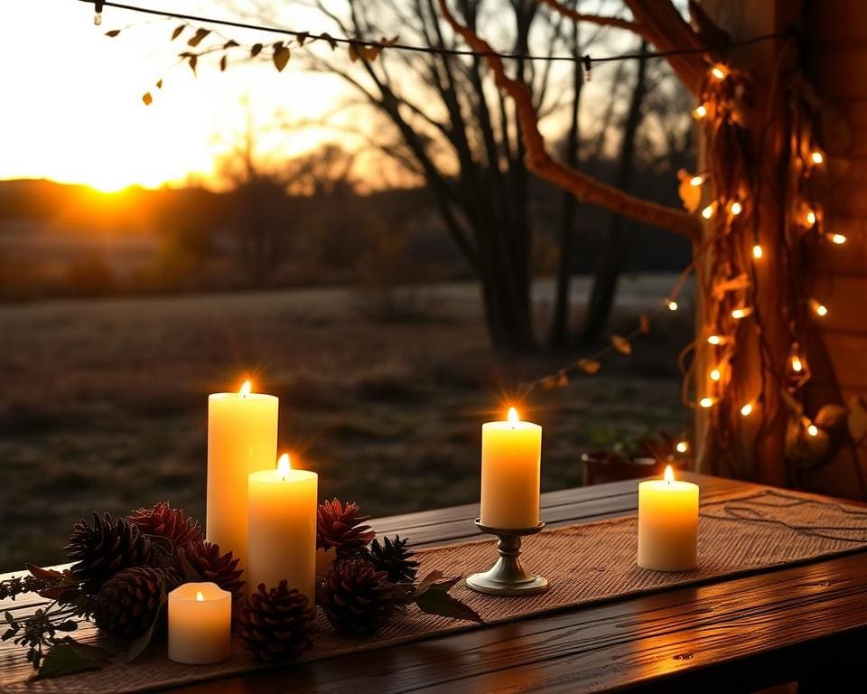 Wat maakt herfstverlichting intiemer?