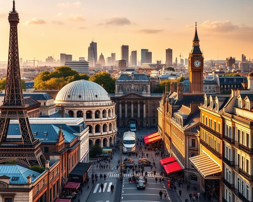 Wat zijn de populairste stedentrips in Europa?