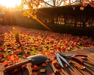 Welke tuintaken horen bij het najaar?