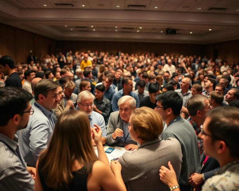 Hoe versterk je de interactie met je publiek tijdens een conferentie?