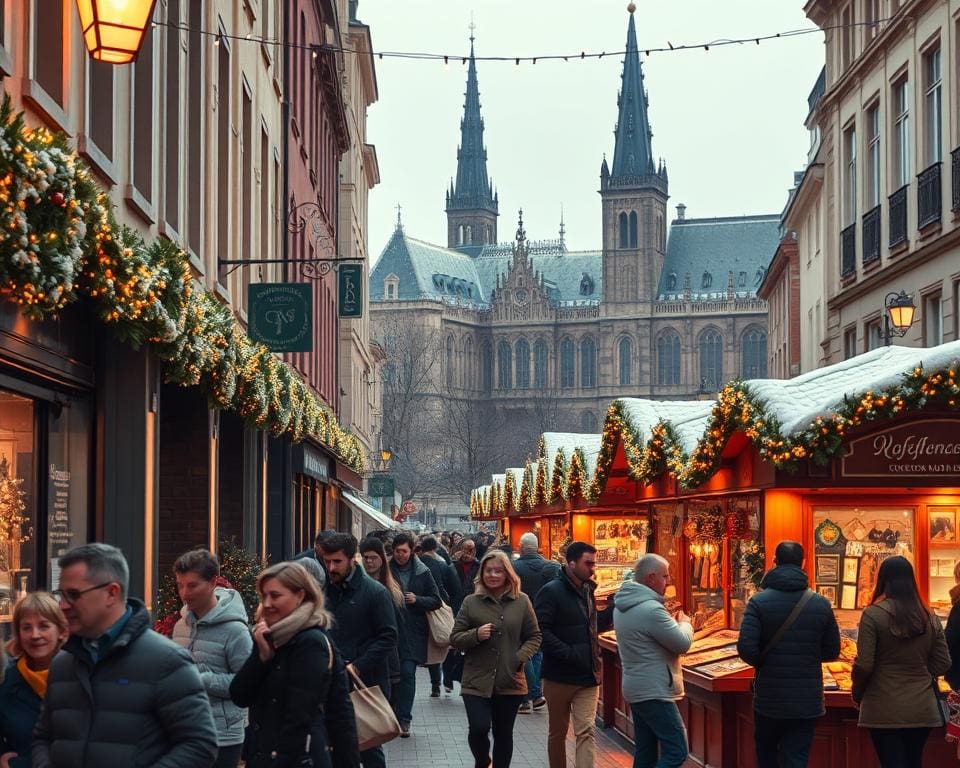 Wat zijn de populairste steden voor kerstshoppen?