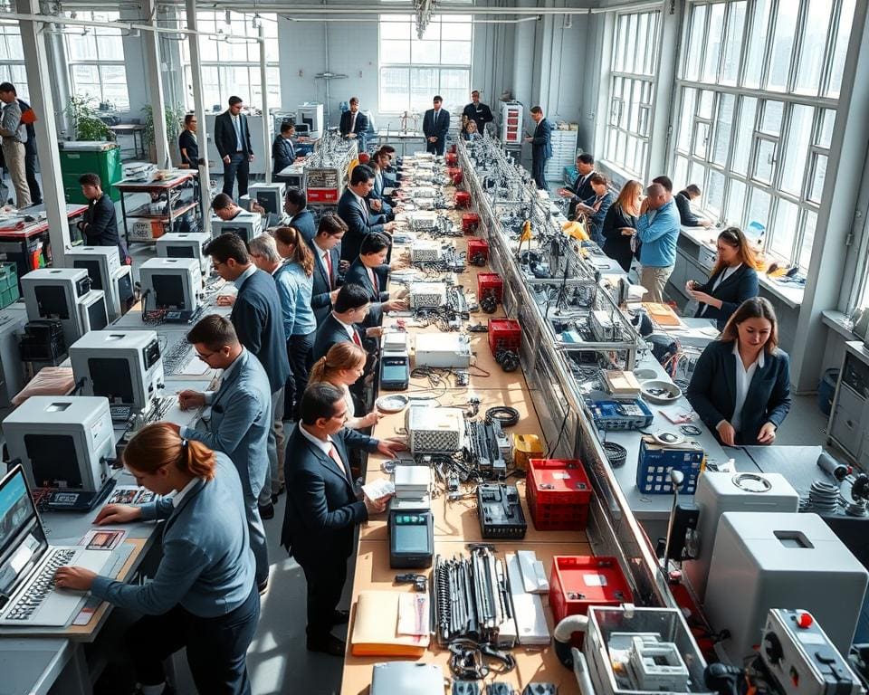 Hoe ziet werken in een productieomgeving eruit?