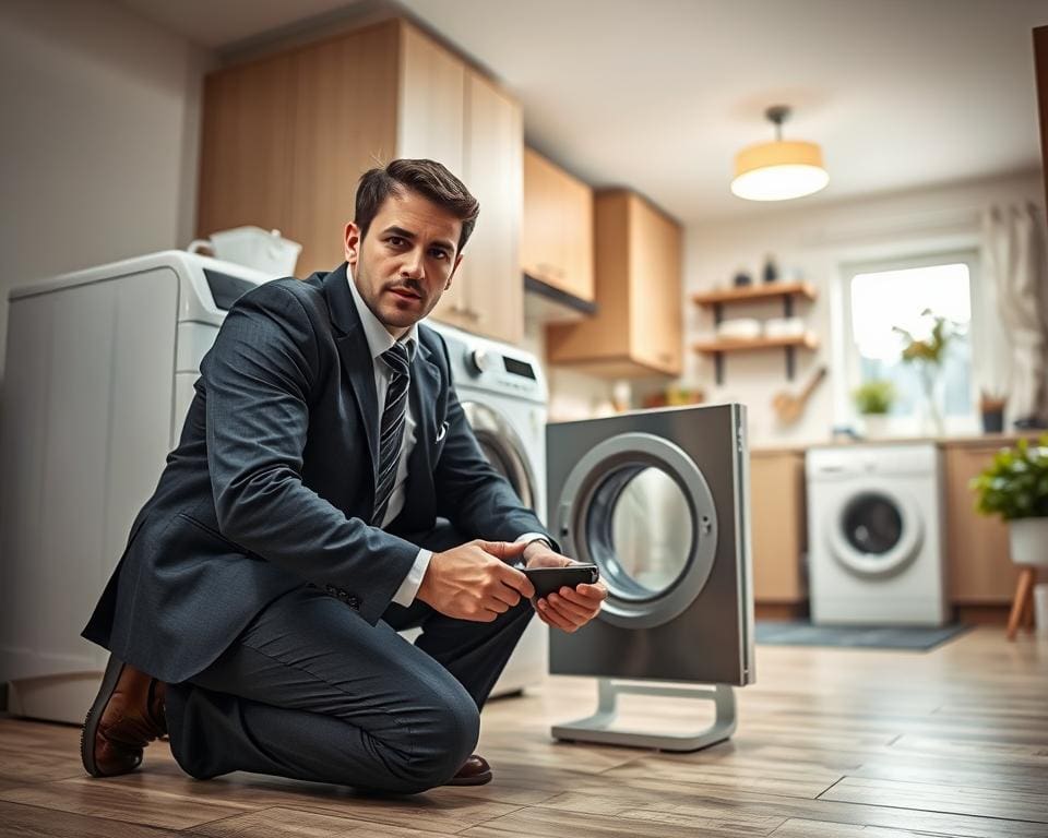 Wat doet een servicemonteur bij klanten thuis?