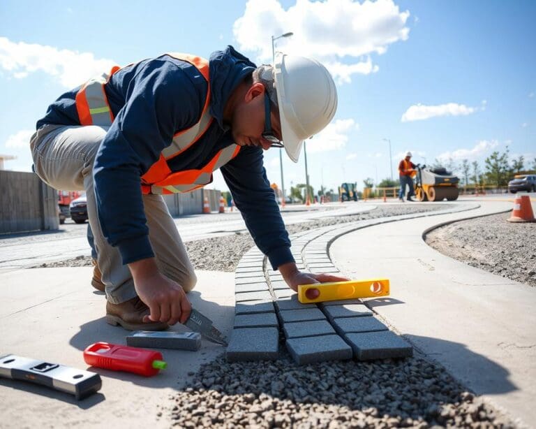Wat doet een stratenmaker bij civiele projecten?