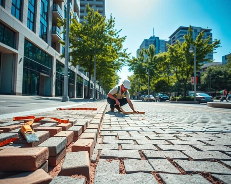 Wat doet een stratenmaker bij herinrichting van openbare ruimte?