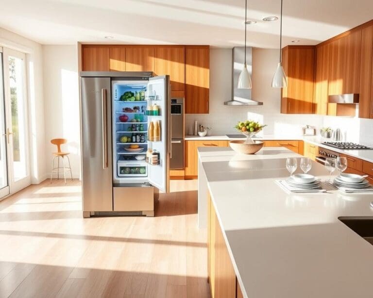 Welke koelkast past bij een open keuken?