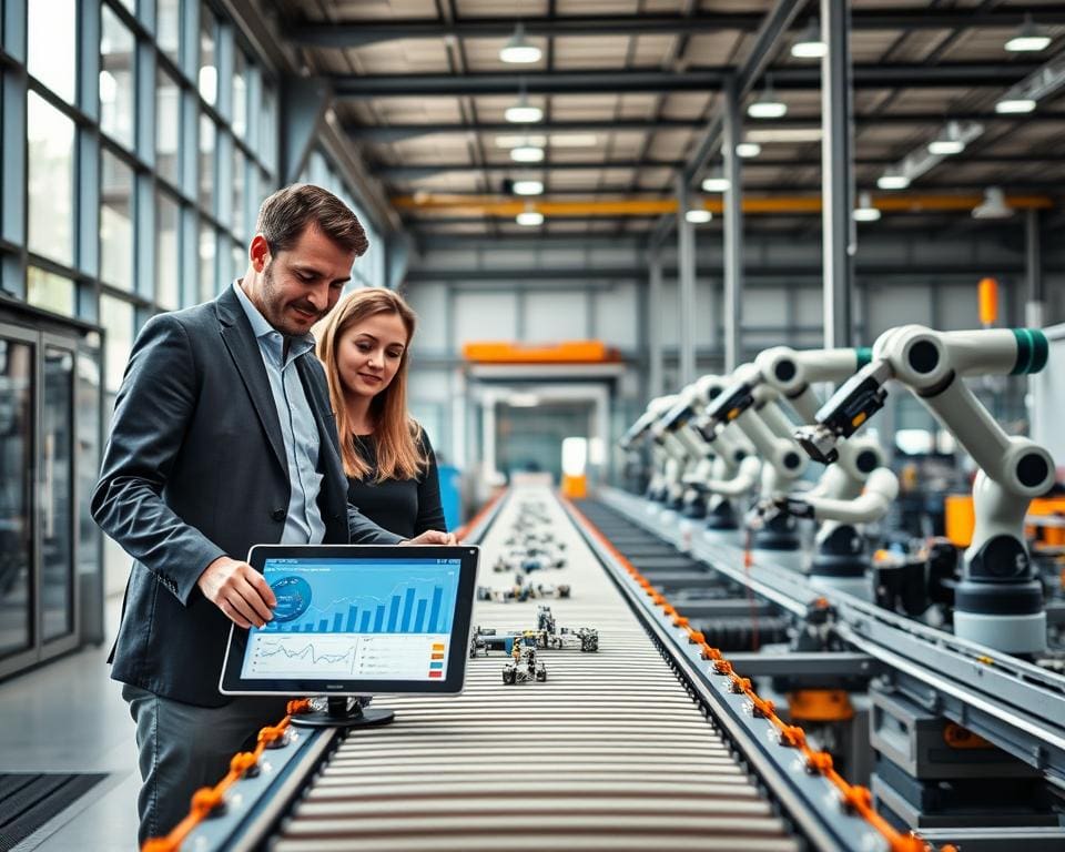 Hoe helpt technologie efficiënt produceren?