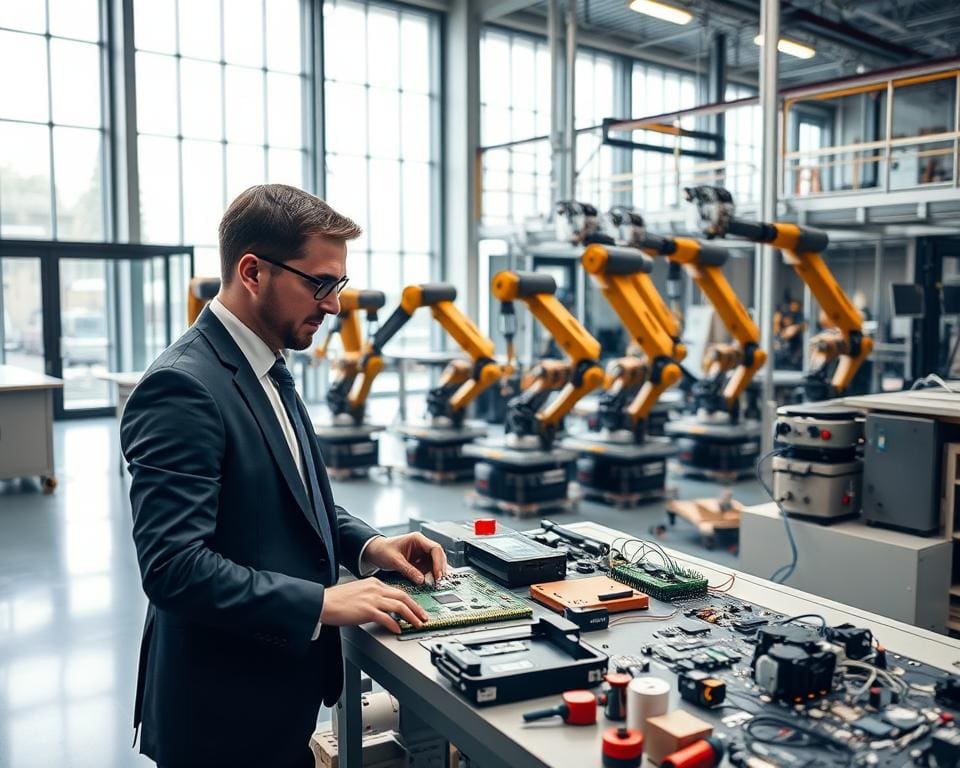 Hoe ondersteunt hardware productie?